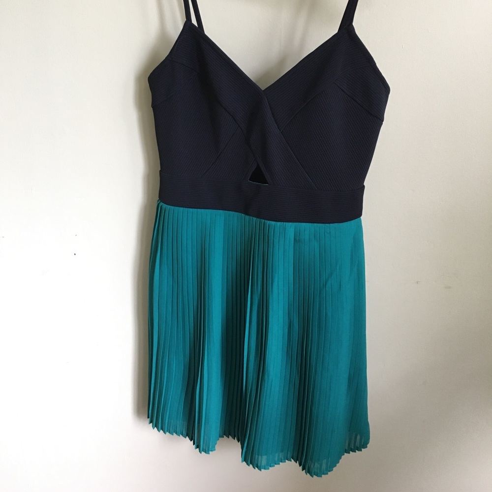 Small Green/Black Material Girl Dress